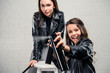 © LIGHTFIELD STUDIOS - Daughter with hair spray
