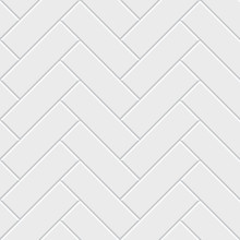 White Herringbone Parquet Seamless Pattern. Classic Endless Floor Decoration