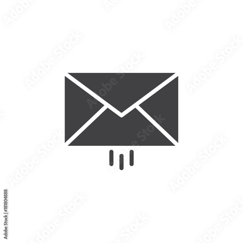 Fotografía Message delivery icon vector, filled flat sign, solid pictogram isolated on white