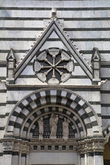 Battistero di san giovanni in corte, pistoia, toscana, italia