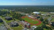 Aerial video FAMU Tallahassee sports fields 4k 60p