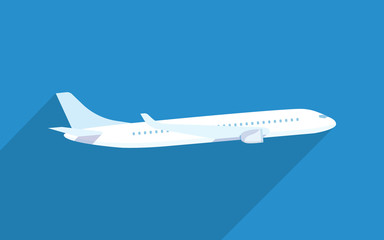 Wall Mural - Aircraft vector flat illustrations