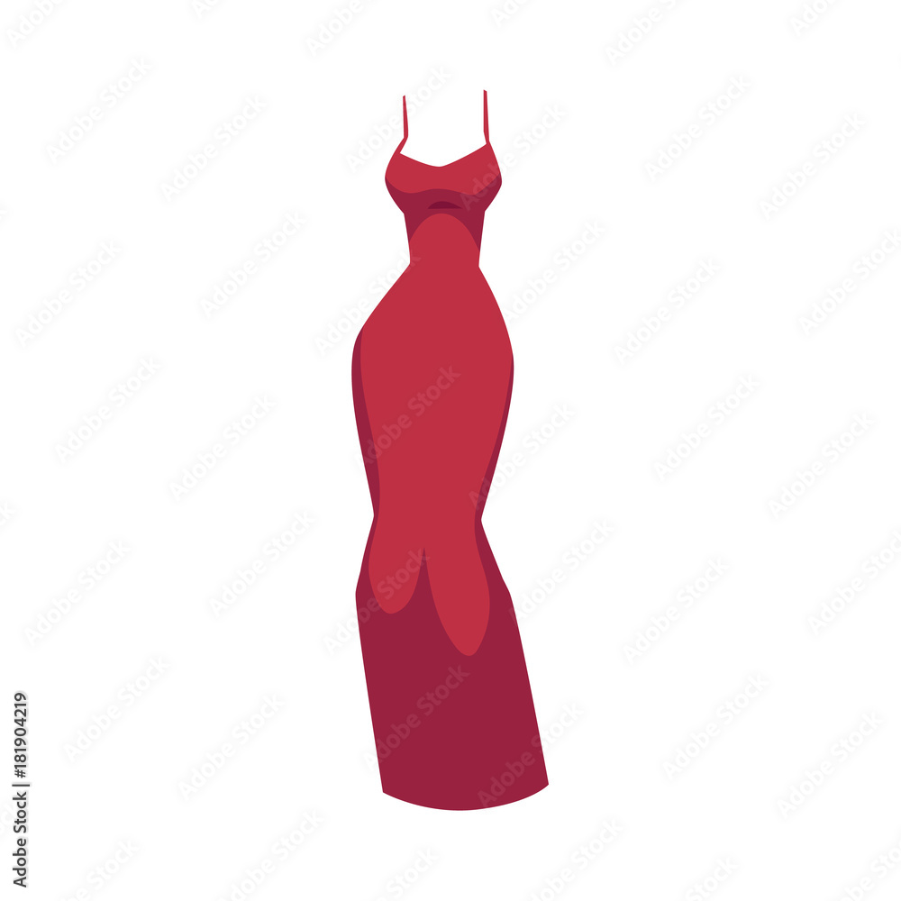 black dress with red accents Modern Evangelist Clergy Dress In Black & Red