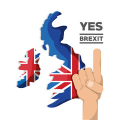 Canvas Print - Brexit design concept