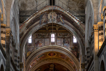 Wall Mural - Pisa cathedral interior view, Italy