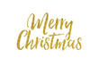 Christmas gold glitter lettering message