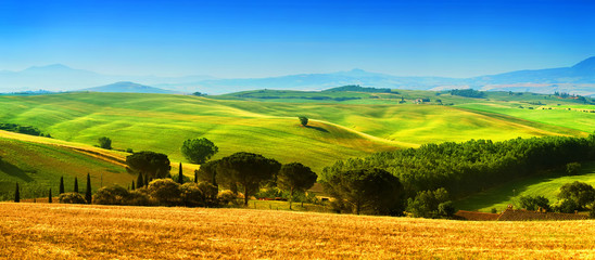 beautiful landscape from tuscany, italy