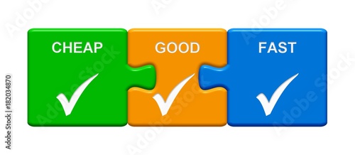 Fotografía 3 Puzzle Buttons zeigen Cheap Good Fast