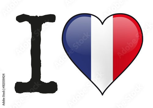 France I Love France Drapeau Cœur Icone Vecteur Stock Adobe Stock France I Love France Drapeau Cœur Icone Vecteur Stock Adobe Stock