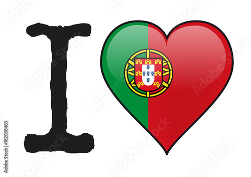 Portugal I Love Portugal Drapeau Cœur Icone Stock Vector Adobe Stock Portugal I Love Portugal Drapeau Cœur Icone Stock Vector Adobe Stock
