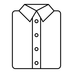 Poster - ironed shirt isolated icon vector illustration design