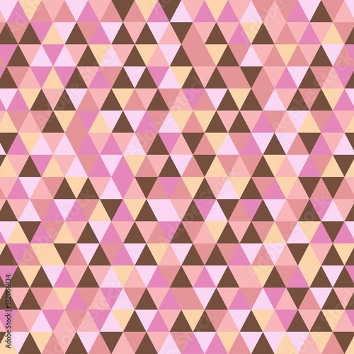 jednolity-wzor-trojkata-geometryczny-abstrakcjonistyczny-tekstury-tlo-rozowy-brazowy-i-cukierkowy-pastelowy-kolor-ilustracji-wektorowych
