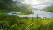 Glenfinnan Monument, at the head of Loch Shiel, Inverness-shire, Scotland.