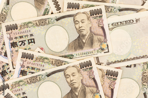 Japanese Currency Yen Bank Notes The Yen Is The Official Currency - 