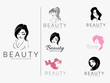 Beauty logo set. 