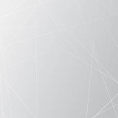 Wall Mural - minimalistic abstract greyscale futuristic hi-tech line pattern layout
