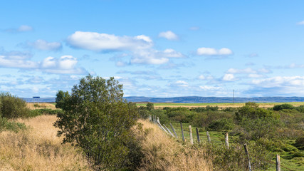 Poster - country lands in Iceland in autumn