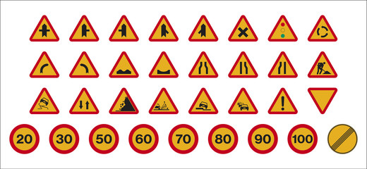 spanish works traffic signs
