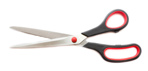 scissors on white background