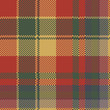© SolaruS - Red green check plaid texture textile seamless pattern