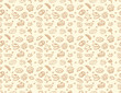 Seamless vector bakery & pastry pattern