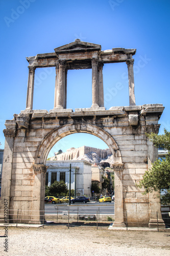 The Athens gate in Athens, the capital of Greece Poster