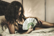 Prostitute with cash