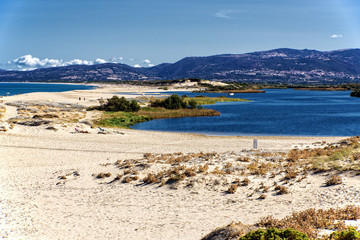 Sticker - Gebirge Strand  San Pietro a Mare Valledoria