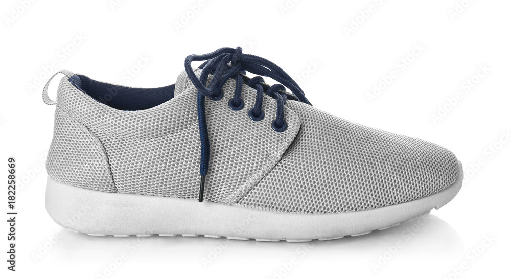 Female sport shoe on white background