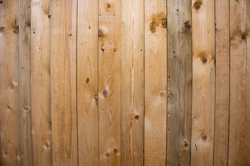 Wall Mural - Wood texture background, wooden panels close up. Grunge textured image. Vertical stripes