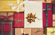A lot of holiday gift box