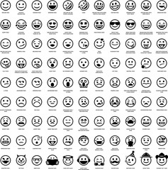 99 smiley face emoji icons