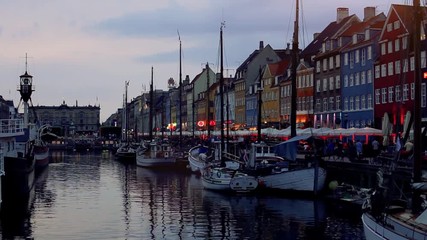 Wall Mural - beautiful view of Copenhagen, Denmark