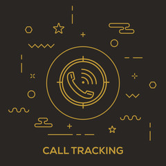 Sticker - Call Tracking Concept