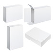 © Happy Man - Realistic White Package Cardboard Box set