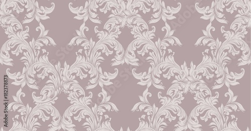 Broque paper Vector illustration handmade ornament decor. Vintage background ...