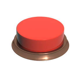 3d button of red color
