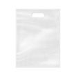 Realistic 3d plastic bag isolated on white background. Vector illustration.