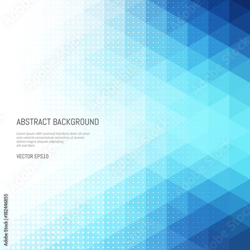 Abstract background with a pattern of triangles. White space for text.