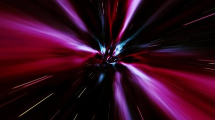 Wall Mural - Travel Through a Vortex Wormhole