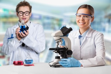 Wall Mural - microscope.