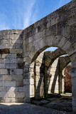 Idanha a Velha, Portugal - April 9, 2017: The North Gate to the historic village of Idanha a Velha in Portugal