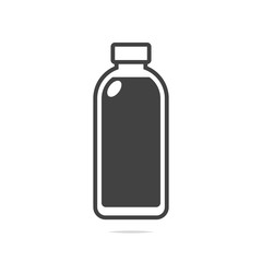 Canvas Print - Bottle of water vector icon
