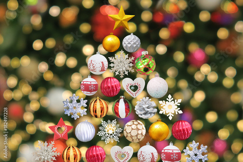 クリスマスオーナメントとイルミネーション背景素材 Stock 写真 Adobe Stock クリスマスオーナメントとイルミネーション背景素材 Stock 写真 Adobe Stock
