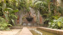 Gardens And Fountain At Ponce De Leon 500 Years Old House Water Fountain 1