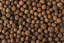 Allspice Spice As A Background, Natural Seasoning Texture