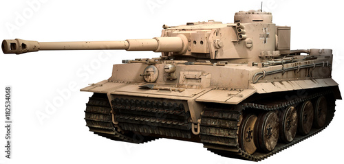 Tela Tiger tank in desert camoflage