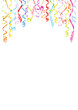 Party Background Streamers A4
