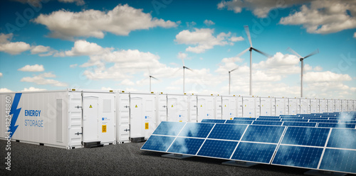 Cuadros en Lienzo Concept of energy storage system