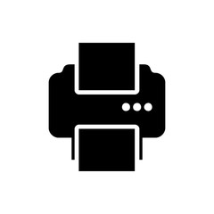 Poster - printer icon illustration